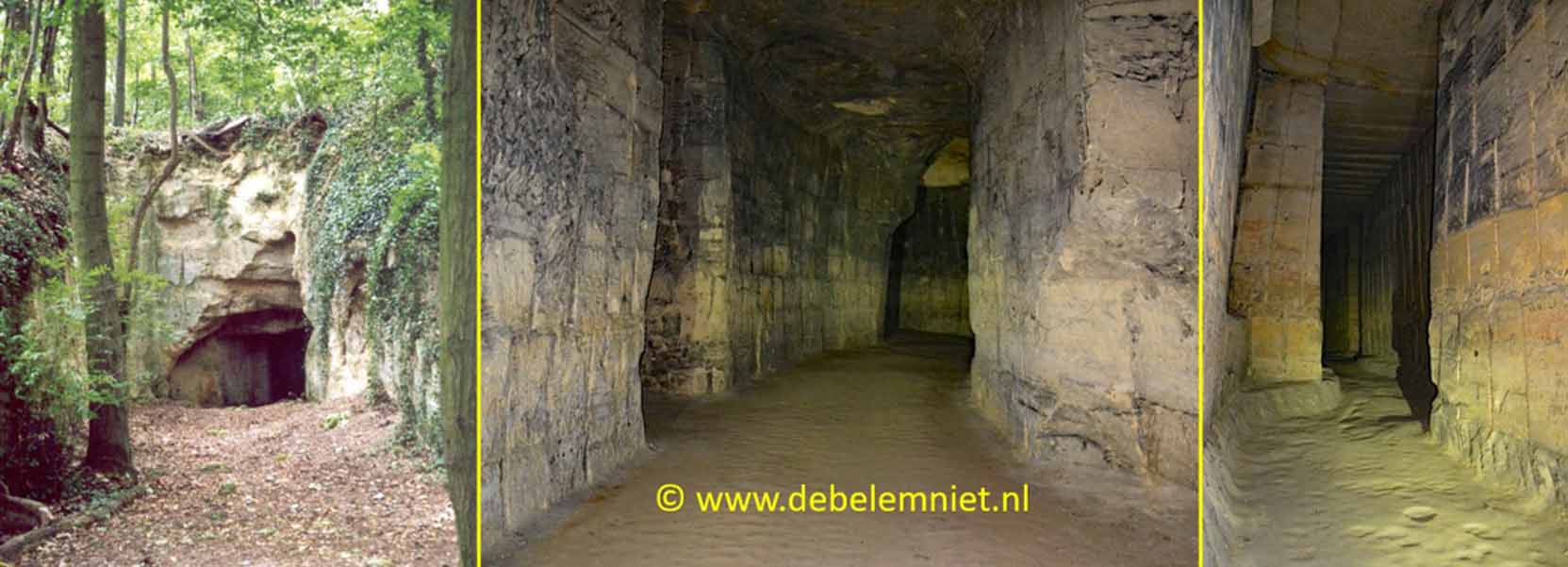 ondergrondse kalksteengroeven ('mergelgrotten')