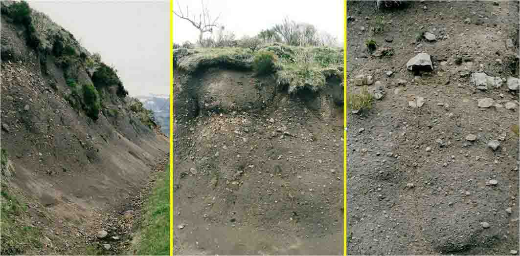 Vulkanische afzettingen in de Auvergne