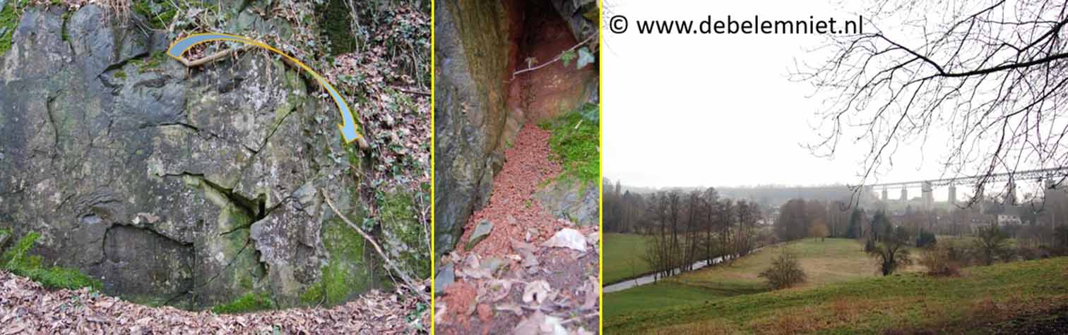 spoorwegviaduct over dal Geul - kolenkalksteen Viséen