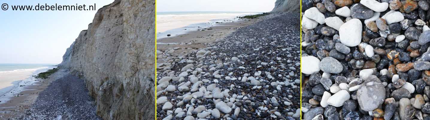 Kalksteinkliffe Cap Blanc Nez Frankreich Feuerstein