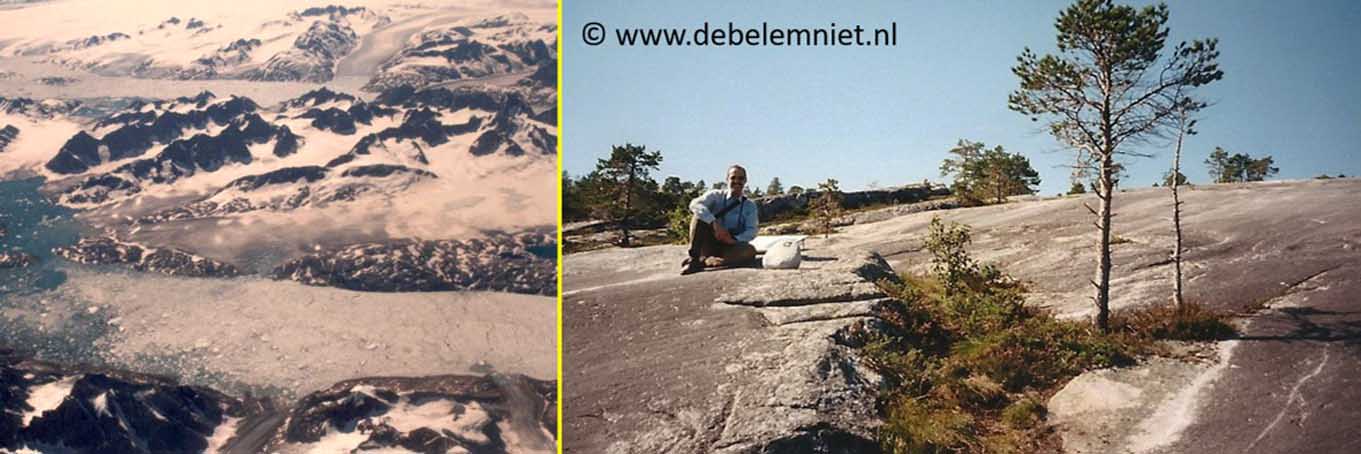 gletsjers Groenland Noorwegen