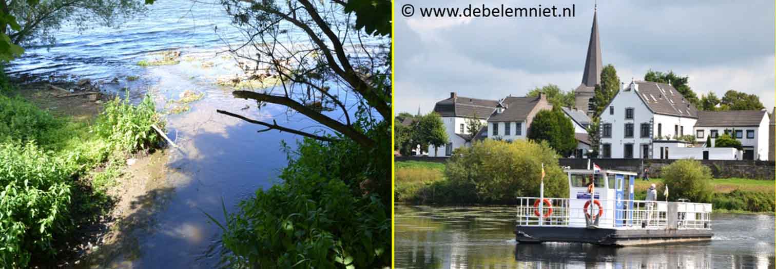 monding Voer in de Maas bij Eijsden