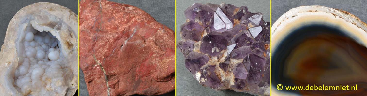 jaspis amethist chalcedoon agaat
