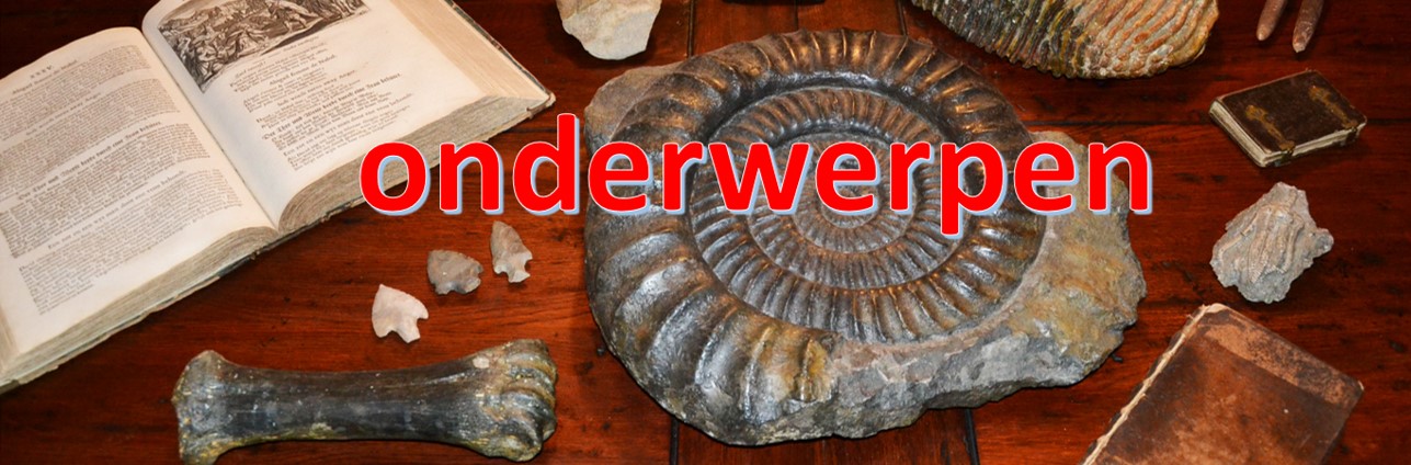 onderwerpen website De Belemniet geologie