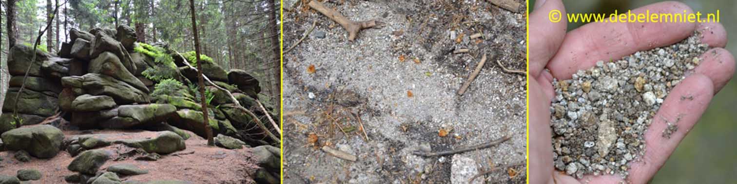 Schierke Harz graniet wolzakverwering