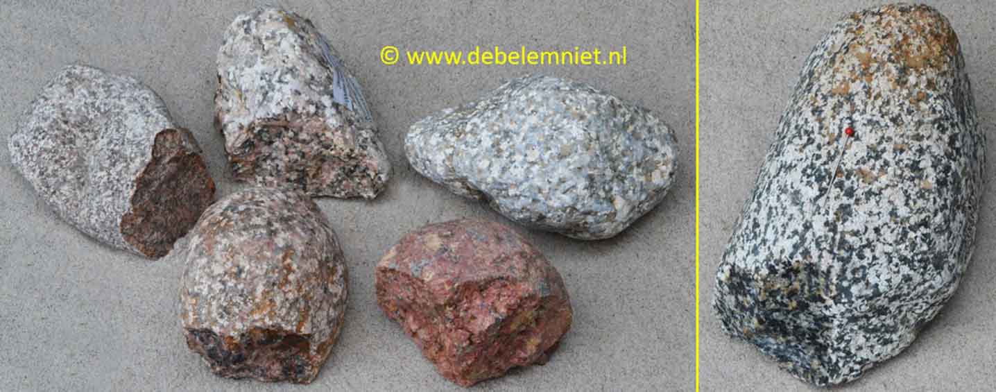 graniet zwerfstenen nederland Saale ijstijd