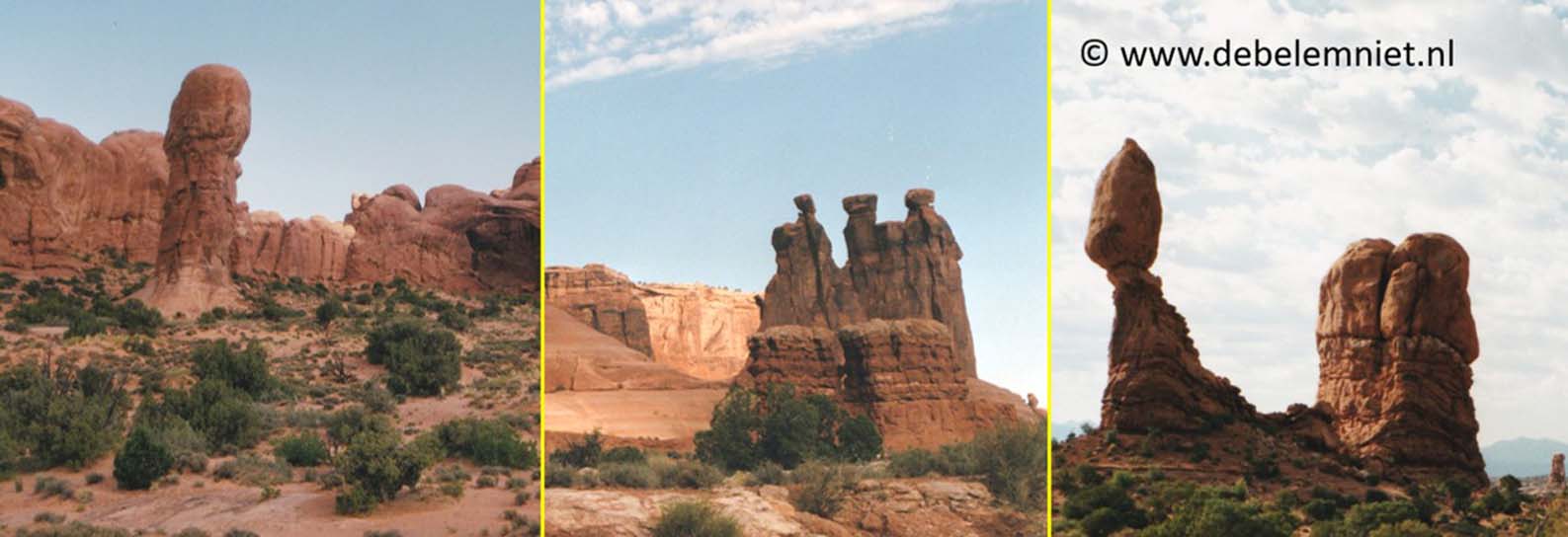 Arches National Park paddenstoelrotsen - balanced rock
